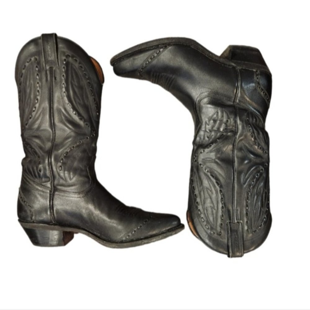 Boulet Women's Western Black Boots